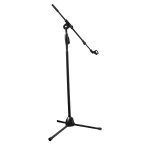 PROFICON SOUND MIC STAND 1 black οικονομική ρυθμιζόμενη βάση δαπέδου μικροφώνου με γερανό με λεπτή σχεδίαση εξαιρετικής ποιότητας με μεγάλη σταθερότητα